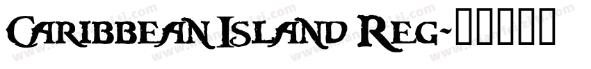 Caribbean Island Reg字体转换